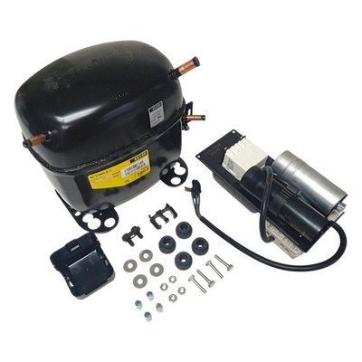 Secop SC15MLX.2 R404a Hermetic Refrigeration Compressor 9433 BTU HBP 230V 3/4HP