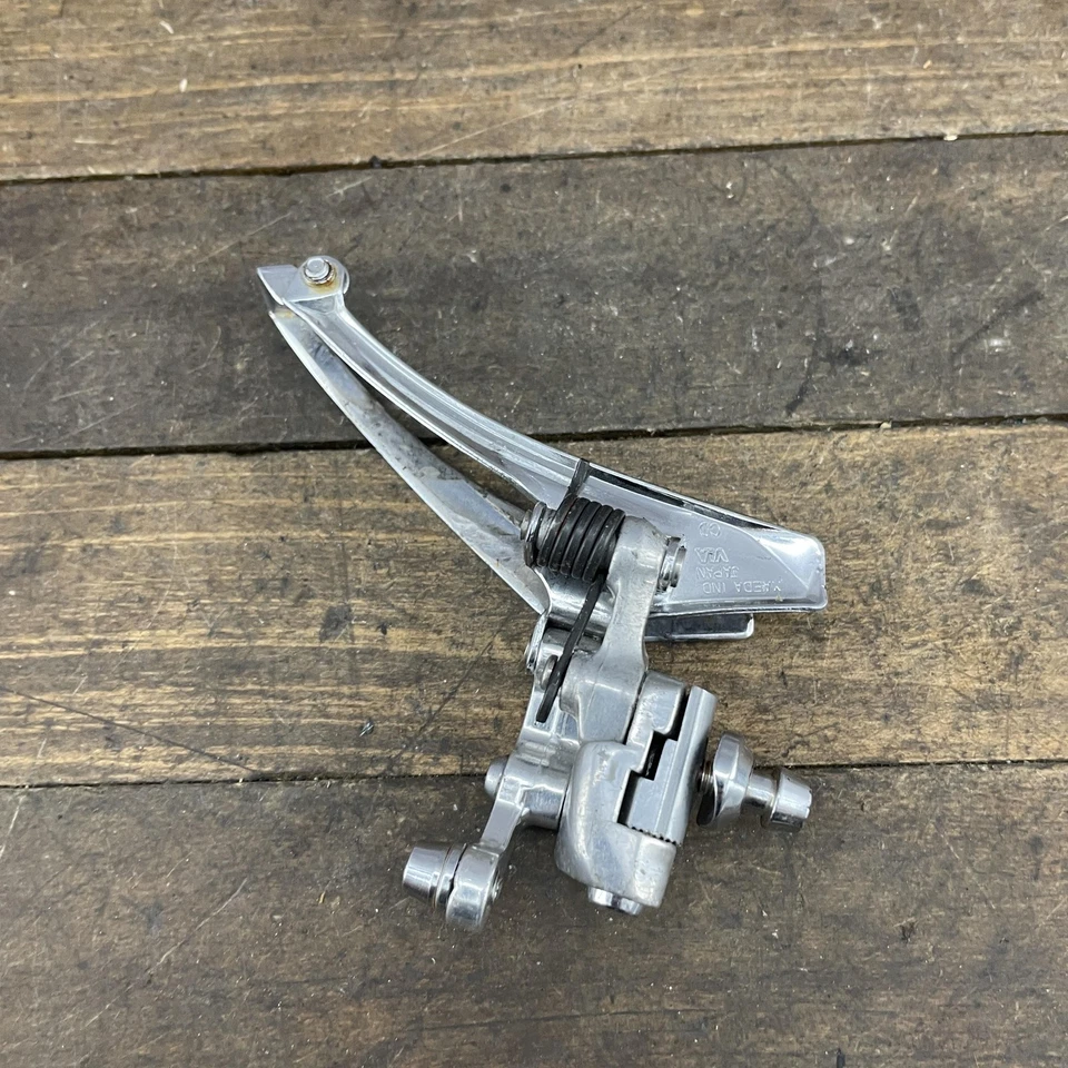 Vintage Suntour Superbe Pro Front Derailleur Road Bike Braze on WEAR - Image 4 of 4