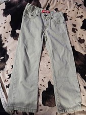 Levi's Boys 514 Straight Jeans Light Gray Size 5 REG Light Cotton Denim