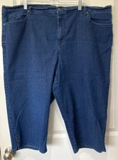Gloria Vanderbilt Amanda Denim Capri Cropped Jeans 24W Stretch Slimming Effect