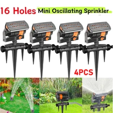 4x Garden Lawn Sprinkler Auto Spray Grass Watering Irrigation System Patio Yard