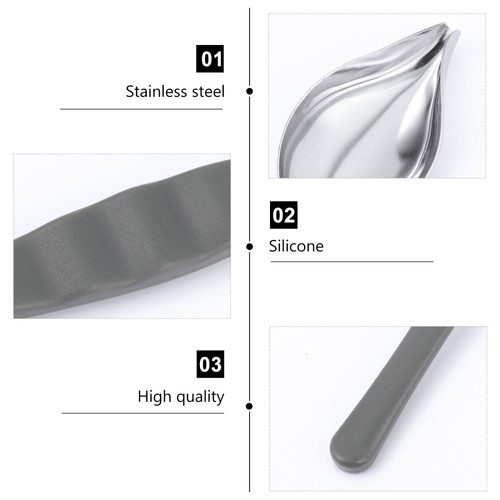 4 Pezzi Cucchiaio Tubo Acciaio Inox Cucina Pasticceria Immerso Dessert Miscelatore Cucchiai - Foto 5 di 12