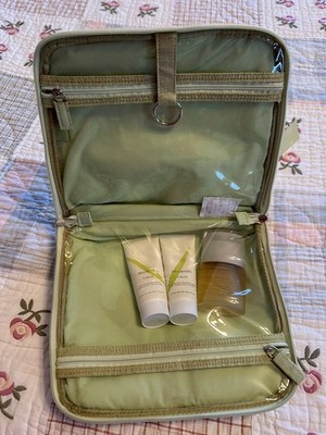 PRESCRIPTIVES CALYX 3Pc Boxed Set-Perfume-Body Lotion-Shower Gel in travel bag 