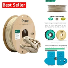 Versatile 1.75mm Bone White PLA+ Filament 1KG - Ideal for Indoor 3D Printing