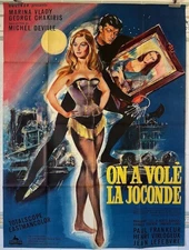 MONA LISA HAS BEEN STOLEN (1965) - MICHEL DEVILLE - 47x63