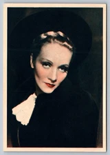 1930s postcard MARLENE DIETRICH DE RESKE CIGARETTES advertising NO. 14
