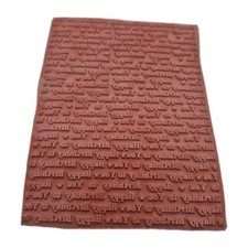HAPPY BIRTHDAY To You Background Largw Saying Rubber Stamp