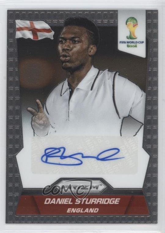 2014 Panini Prizm World Cup Signatures Daniel Sturridge #S-DS Auto 0e5