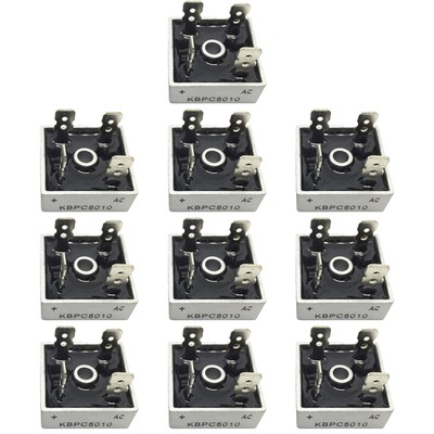 KBPC5010 Gleichrichterdiode 10er Set mit hoher Stromkapazität für den Stromein