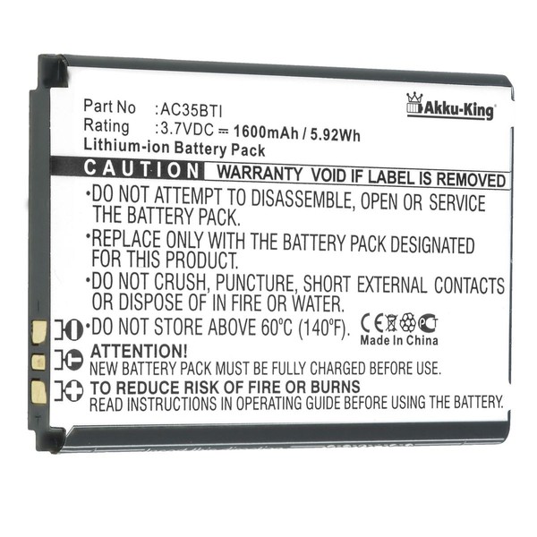 Akku-King Akku AC35BTI FüR Archos 35B Titanium Dual Sim Battery Accu Batterie-image