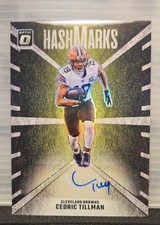 2023 Panini Donruss Optic - Hash Marks Cedric Tillman #HM-4 (AU, RC)