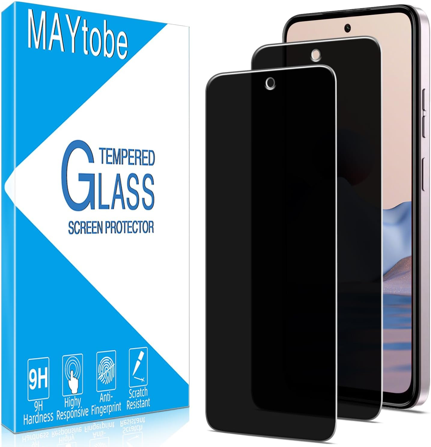 2 Pack Privacy Screen Protector for Moto G Stylus
