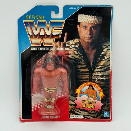 Vintage 90s Superfly Jimmy Snuka WWF Hasbro Wrestl...