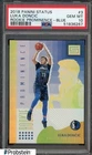 2018 Panini Status Rookie Prominence Blue #3 Luka Doncic Mavericks RC PSA 10
