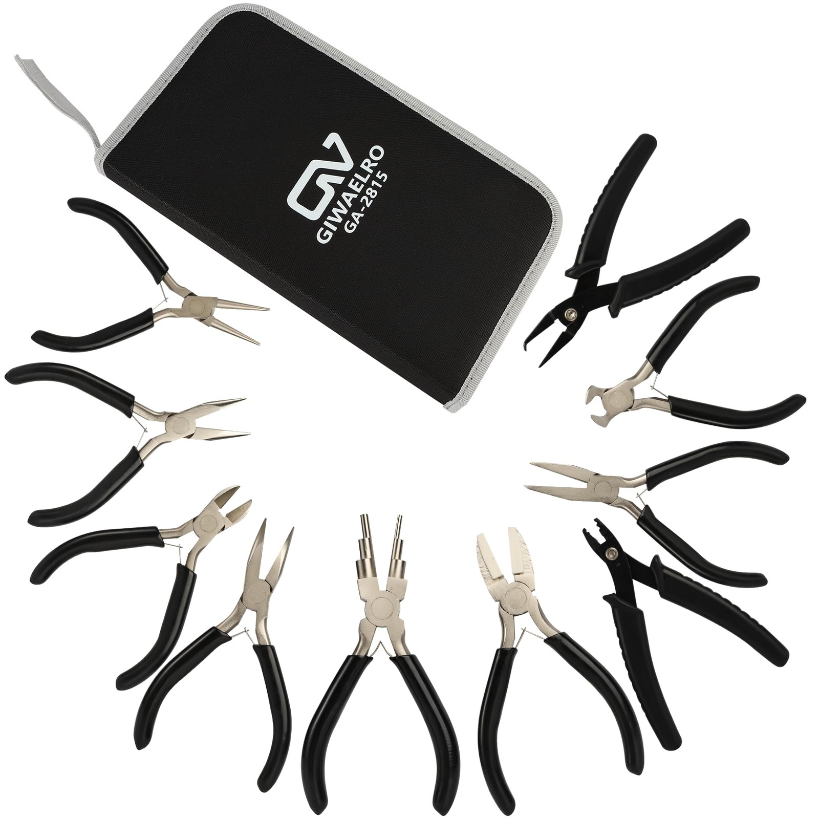 10-Piece Jewelry Pliers Set for Professional Jewelry Making & Repair