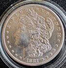1881 s morgan silver dollar BU MS++