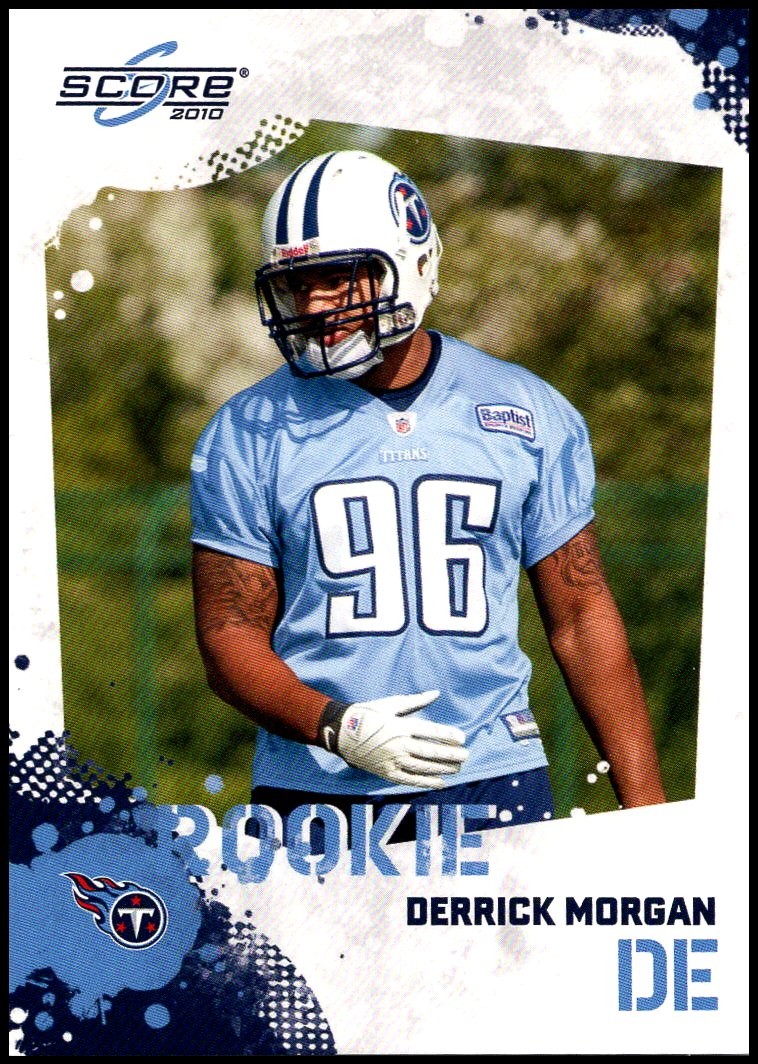 2010 Score #331 Derrick Morgan - Glossy Rookie RC FREE SHIPPING!