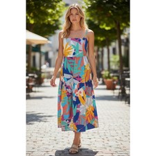 J Crew Floral Tie Back Maxi Dress Women's Size 6