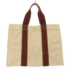 Hermes HERMES Bora Bora GM Tote Handbag Canvas Beige Women's