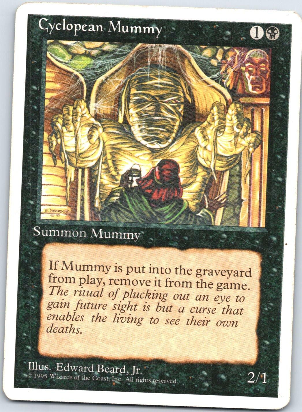 Cyclopean Mummy Fourth Edition 4ED MP MTG Card