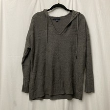 American Eagle Outfitters Women's Gray Southwestern Design Hoodie Sweater - SZ S