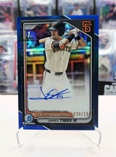 2024 Bowman Draft James Tibbs III #/150 Blue Refractor Auto 🔥 