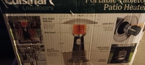 Cuisinart Outdoors Tabletop Patio Heater Propane 11,000 BTU Black COH-500P