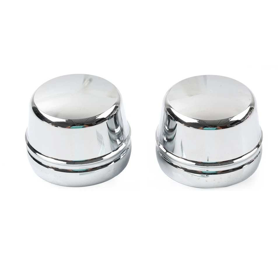 Front Axle Cap Nut Covers For Harley Touring Road King Electra Glide 2000-07 - Image 2 of 4