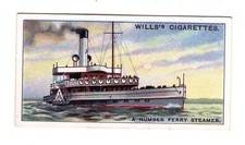 Wills Strange Craft Card 1931 #22 Humber Ferry Steamer Hull to New Holland