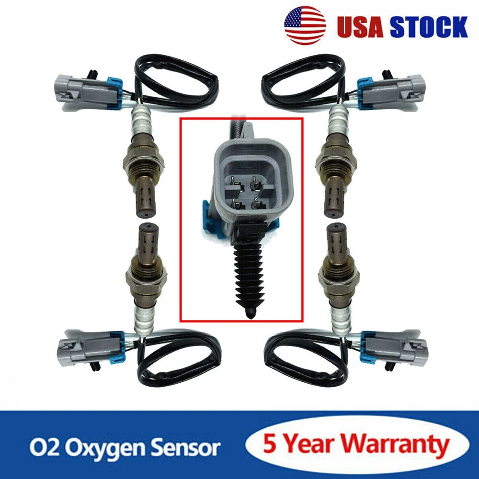 4pcs Oxygen O2 Sensor For 2004 Isuzu Axiom Rodeo V6 3.5L Upstream+Downstream - Imagem 2 de 4