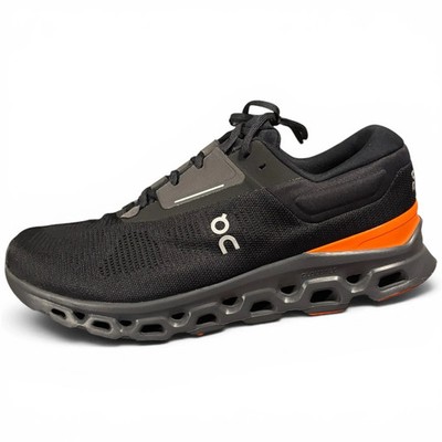 On Cloudstratus 3 Eclipse Flame Black Orange (Größen UK 8,5, 9,5, 12) Original