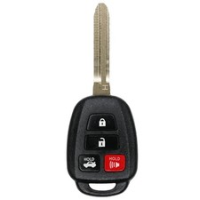 KEYS4LESS Replacement Keyless Remote Head Key Fob for Toyota Corolla 2014-2019