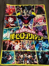 My Hero Academia Throw Blanket Features Popular Characters Deku,All Might,NIP