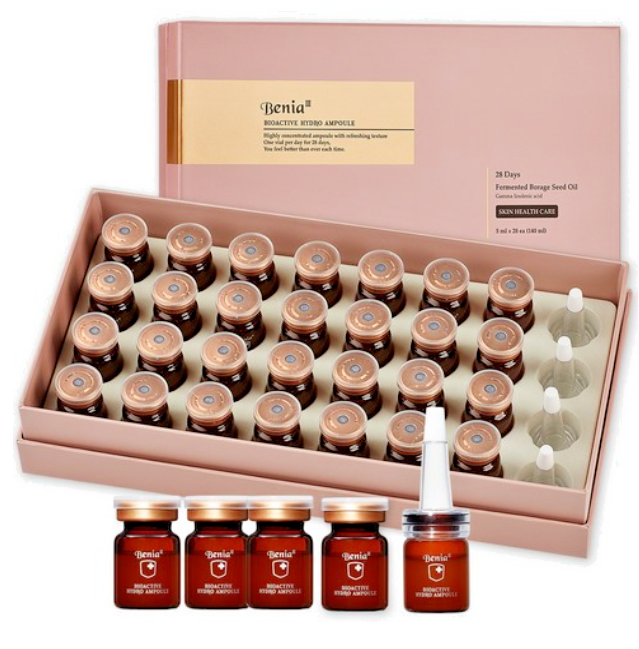 Benia III BIOACTIVE HYDRO AMPOULE 28日分 Benia Bioactive Hydro Ampoule 28 Days, 5ml x 28ea Elasticity