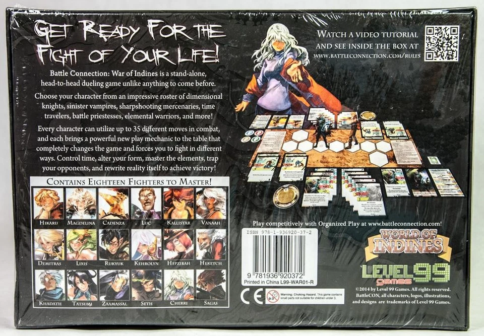 War of Indines Card Game Battle Connection D Brad Talton Jr. Level 99 New - Image 2 of 3