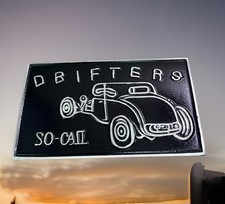 Vintage Cast Aluminum Drifters So Cal Very Rare Car Club Plaque Vintage Cast Aluminum Drifters So Cal Very Rare Car Club Plaque