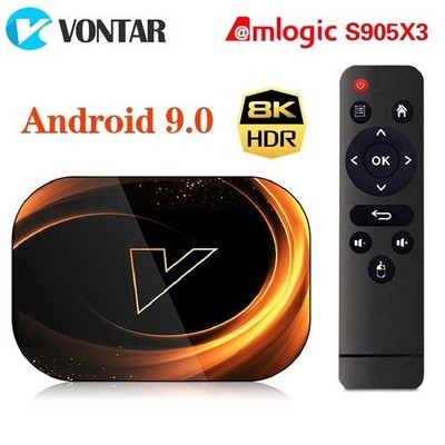 VONTAR X3 Android TV Box - S905X3, 4GB RAM 32GB ROM, Android 9.0, 8K 4K Support