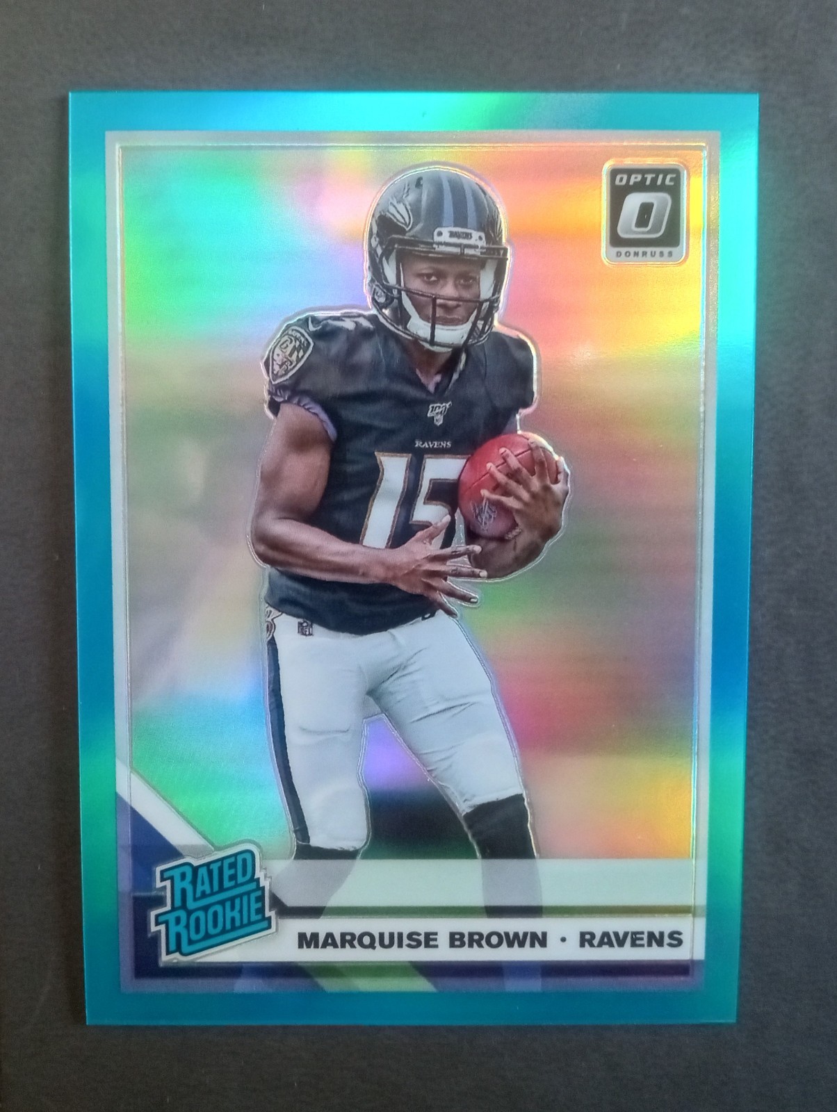 2019 Donruss Optic Marquise Hollywood Brown Aqua Parallel 088/299 Mint #162