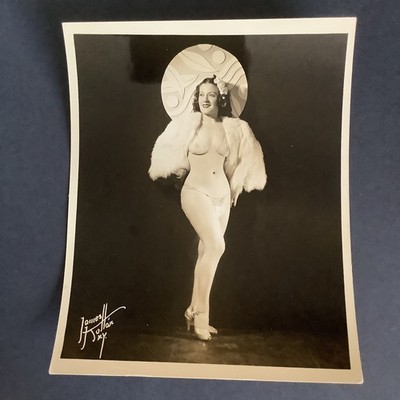 Vintage BxW 8x10 Photo Nydia Female Member Of Arica Wilde Drag Performance Group