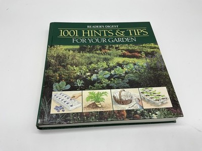 Vintage 1001 Hints & Tips For Your Garden Reader's Digest HC Green 1996