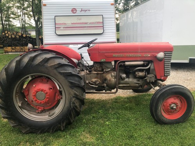 #ad Massey Ferguson 65 Tractor Engine stuck complete minus starter $1400.00