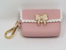 Bath  Body Works Scallop Bow Snap Case Pocketbac Sanitizer Holder New