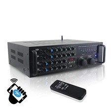 2000W Bluetooth Karaoke Mixing Amplifier with Multiple Inputs and EQ Controls
