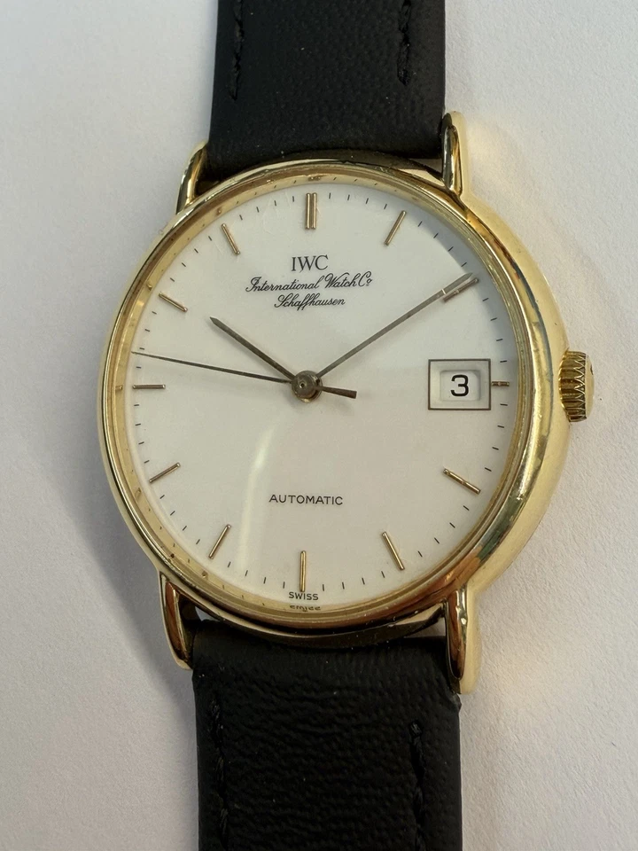 Iwc Portofino Automatic Uhr 18 K Gold Massiv Ref IW 3513 - Bild 4 von 4