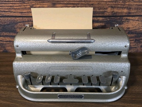 Perkins Brailler – Grey - Tested – Includes Dust Cover