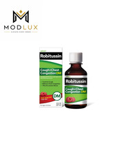 Robitussin Adult Cough Congestion DM Cold Medicine, Raspberry, 8 Fl Oz