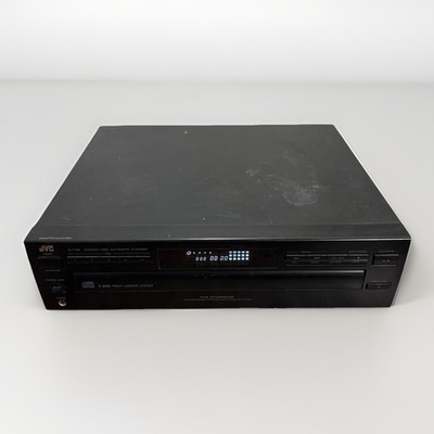 Vintage JVC Cd Player 5 Compact Disc Carousel Changer XL-F108 auto P.E.M. VIDEO