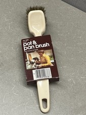 Vintage Kellogg Brass Pot & Pan Brush No. 838 NOS Made in USA Kitchen Tool
