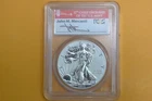 2012-S $1 Silver Eagle PCGS PR69 Reverse Proof John Mercanti Signed