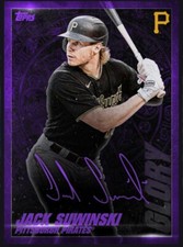 Topps Bunt Glory 2023 Jack Suwinski Purple Autograph Digital Card